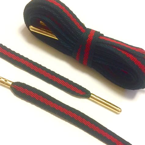 gucci leather shoelaces.